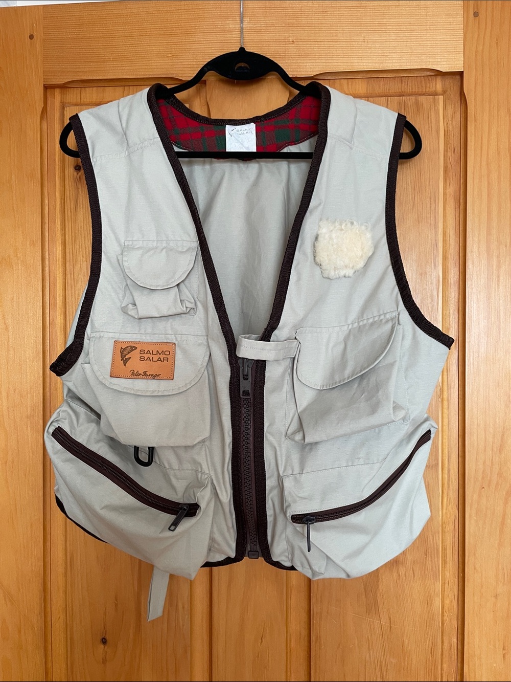 Unisex  Vintage Salmo Salar Fly Fishing Vest ( Peter Jensen) - Great Condition